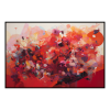 Fancy Artwork Canvas Wall Art :Vibrant Reds Purples Surround Abstract Animal - Photo
