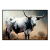 Fancy Artwork Canvas Wall Art :Big Nguni Bull - Photo