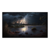 Fancy Artwork Canvas Wall Art :Lightning in the Bush - Photo