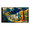 Fancy Artwork Canvas Wall Art :Capetown Street and mountain - Photo