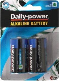 Photo of Generic Batteries Alkaline Size:C - 2 Pieces Per Pack