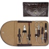 Kellermann 3 Swords Manicure Set - Croco Brown Photo