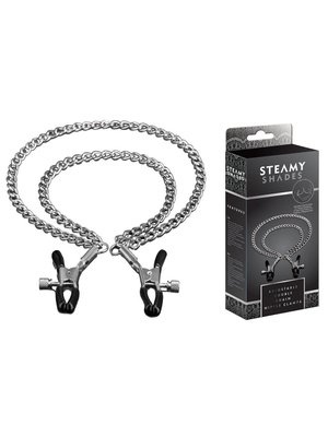 Photo of Steamy Shades Adjustable Double Chain Nipple Clamps