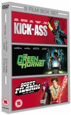 Photo of 3 Film Box Set - Kick-Ass / The Green Hornet / Scott Pilgrim Vs. The World