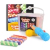 JarMelo Sidewalk Chalk with 2 Holders: 24 Colour Kit Photo