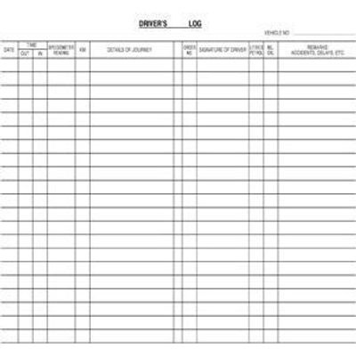 Photo of Croxley JD273 A5 Drivers Log Book