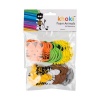 Khoki Foam Animal Faces Self Adhesive 6 Pack Photo