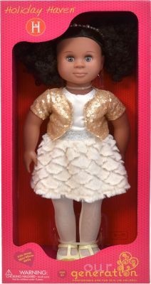 Photo of Our Generation Doll Holiday Haven with Gold Jacket