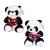 AZ Homes Plush Panda Love Heart Pack Of 2 Photo
