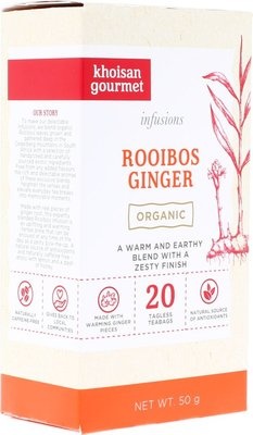 Photo of KHOISAN GOURMET Organic Rooibos Ginger Infusion Tea