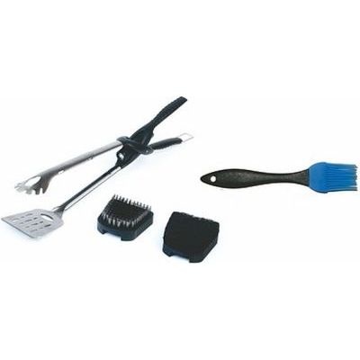 Tonglite2 Kit with Stainless Steel Scouring Basting Brushes