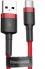 Baseus 0.5m - 3A Cafule USB Type-A 2.0 to Type-C Cable - Red Photo
