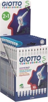 Photo of Giotto Turbo Dobble Fibre Pens in Display Box  