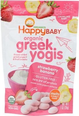 Photo of Happy Baby Organic Greek Yogis - Blueberry & Purple Carrot
