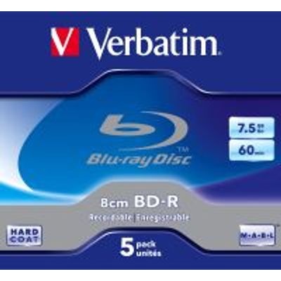 Photo of Verbatim Hard Coated 2x Mini BD-R 5 Pack in Jewel Cases
