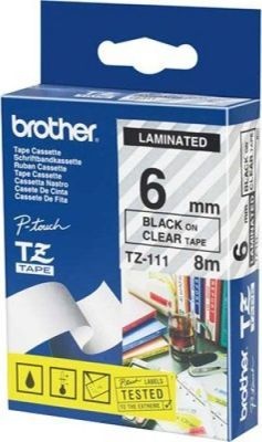 Photo of Brother TZ-111 P-Touch Laminated Tape