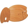 Mabef Oval Wooden Palette 35 x 45 Cm Photo