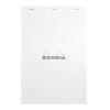 Rhodia No.18 Basics Grid Pad - White Cover - 80 Sheets - A4 Photo