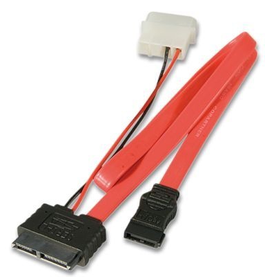 Photo of Lindy Slim SATA Cable With Molex Connection