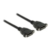 DeLOCK 0.5m F-F DisplayPort Black Photo