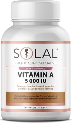 Photo of Solal Vitamin A 5000 IU - For Hair Skin and Nails