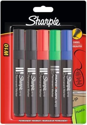 Photo of Sharpie W10 Chisel Marker - Pack of 5