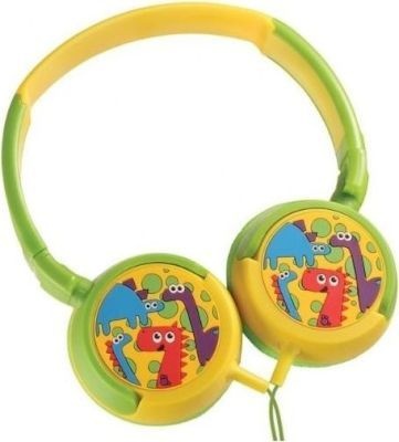 Photo of Amplify Kids Volume Limiting On-Ear Headphones - Dinosaurs