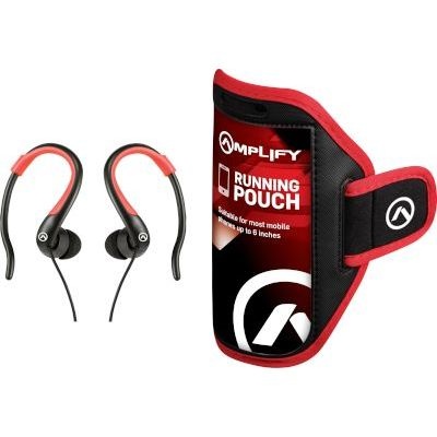 Photo of Amplify Pro 2-in-1 Jogger In-Ear Hook Headphones with Pouch