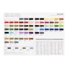 Turner Pub Turner Acrylic Gouache Paint Japanesque Colours Hand Painted Colour Chart Photo
