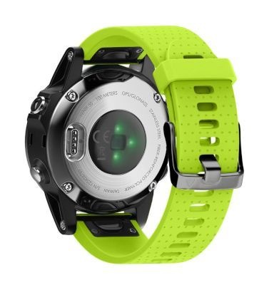 Photo of Unbranded Silicone Band for Garmin Fenix 5s/ 5s Plus - Lime