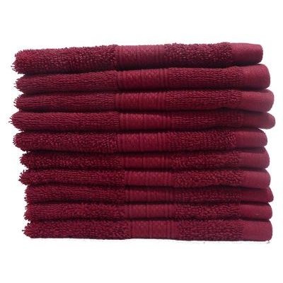 Photo of Bunty Plush 450 Face Cloth Maroon 30x30cms 450GSM Home Theatre System