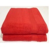 Bunty 's Plush 450 Bath Sheet Bottle Red 090x150cms 450GSM Photo