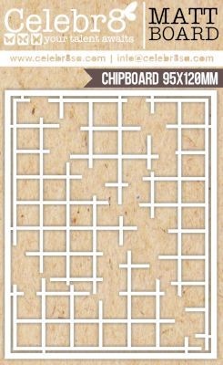 Photo of Celebr8 Die Cut Matt Board Midi Grid Edges and Corners
