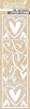 Celebr8 Die Cut Matt Board Lanki Card Heart Elements Photo
