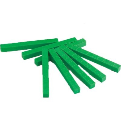 Photo of EDX Education Base Ten Plastic - Green Rods