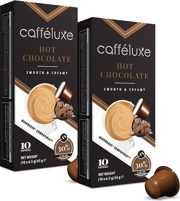 Photo of Caffeluxe Hot Chocolate - Compatible with Nespresso & Capsule Coffee Machines