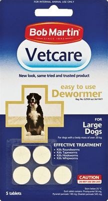 Photo of Bob Martin Vetcare Easy to Use Dewormer for Large Dogs