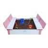 Just for Kids JFK Original 4 Seater Folding Sandpit Girly Pink Finish PVC Cover Photo