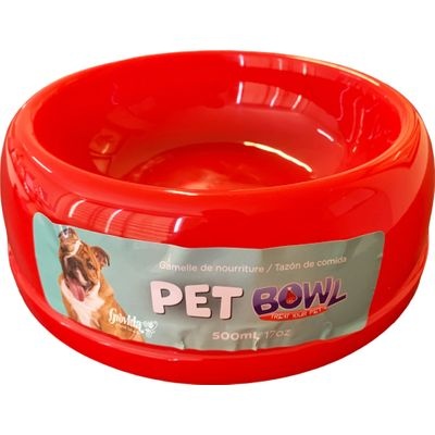 Photo of Grovida Dog Bowl Round Plastic - 500ml