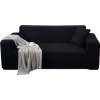 Maisonware Stretch 4 Seater Couch Cover - Black Photo