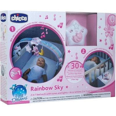 Photo of Chicco First Dreams Rainbow Sky 2" 1 Bed Arch