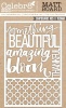 Celebr8 Thankful Heart Matt Board Equi - Themed Mini Words Photo