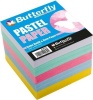Butterfly Memo Cube Paper Refill - Pastel Photo