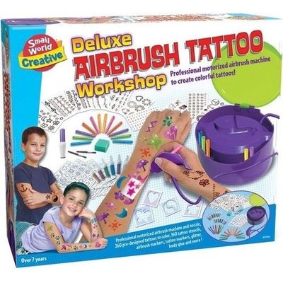 Photo of Creative Toys Small World Creative Deluxe Airbrush Tattoo Workshop