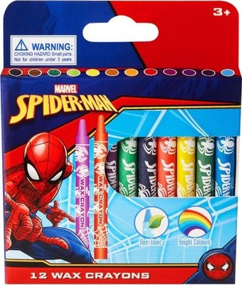 Photo of Marvel Spiderman Wax Crayons