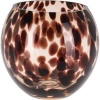 Glass Tealight Holder with Colour Dots Photo