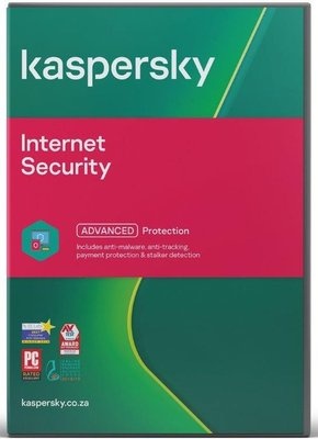 Photo of Kaspersky Internet Security 1 Year Software Licence - 3 1 Device