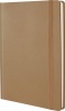 Bantex A5 PU Hardcover Lined Journal Notebook - Tan Photo