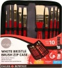 Daler Rowney Simply White Bristle Oil Brush Zip Case Photo