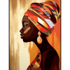 Fancy Artwork Canvas Wall Art :Beauty African Abstract - Photo